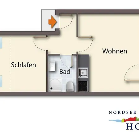 Apartamento Accumer Ee Dornumersiel